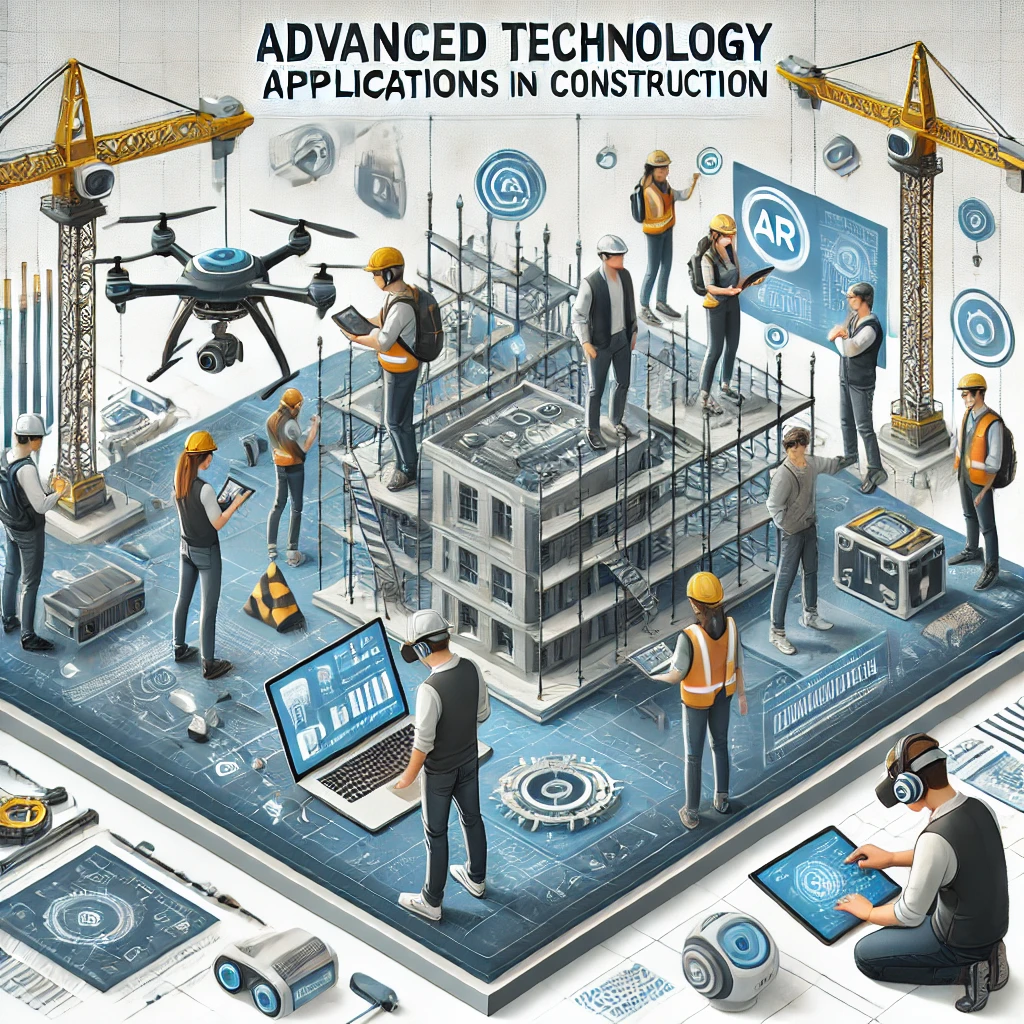 Course graphic representing AI in Construction